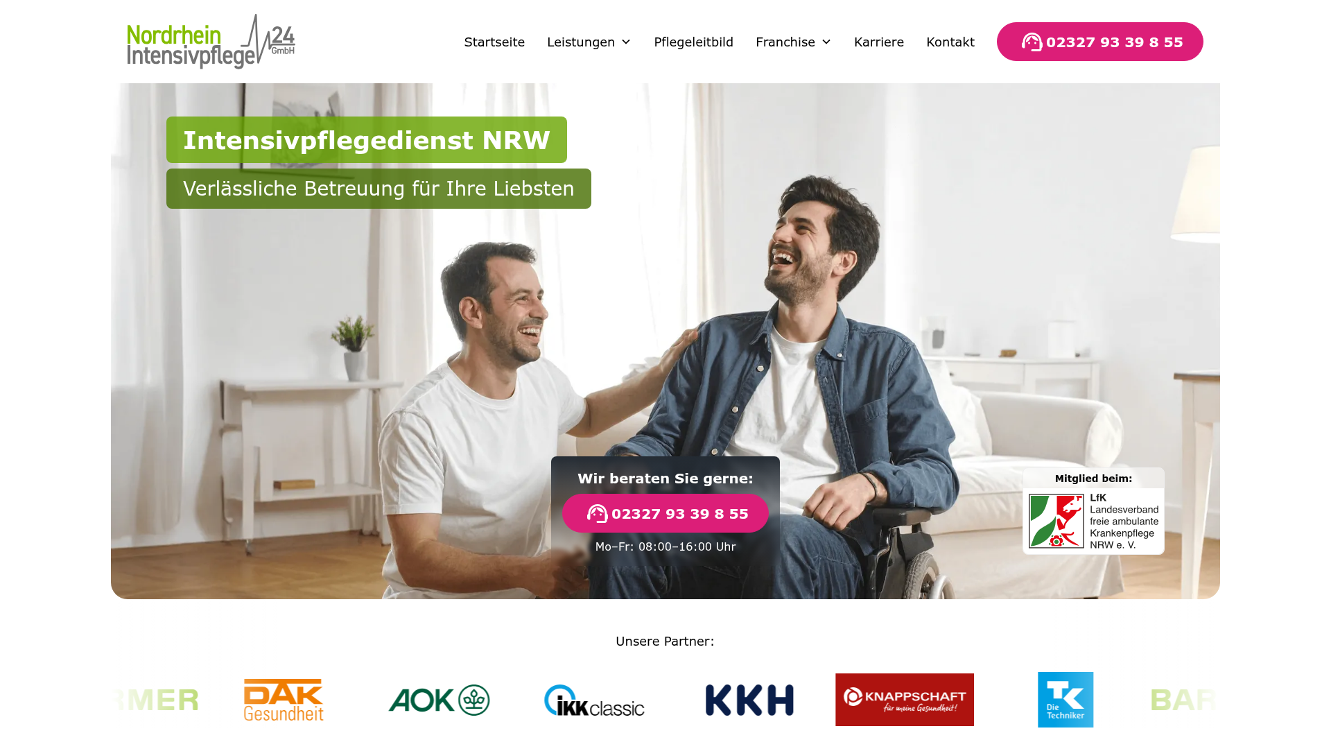 Nordrhein Intensivpflege24